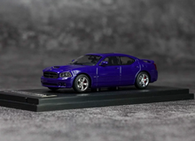 Load image into Gallery viewer, Rollin 1:64 Blue 2008 Charger SRT Sedan Sports Model Diecast Metal Car New Collection
