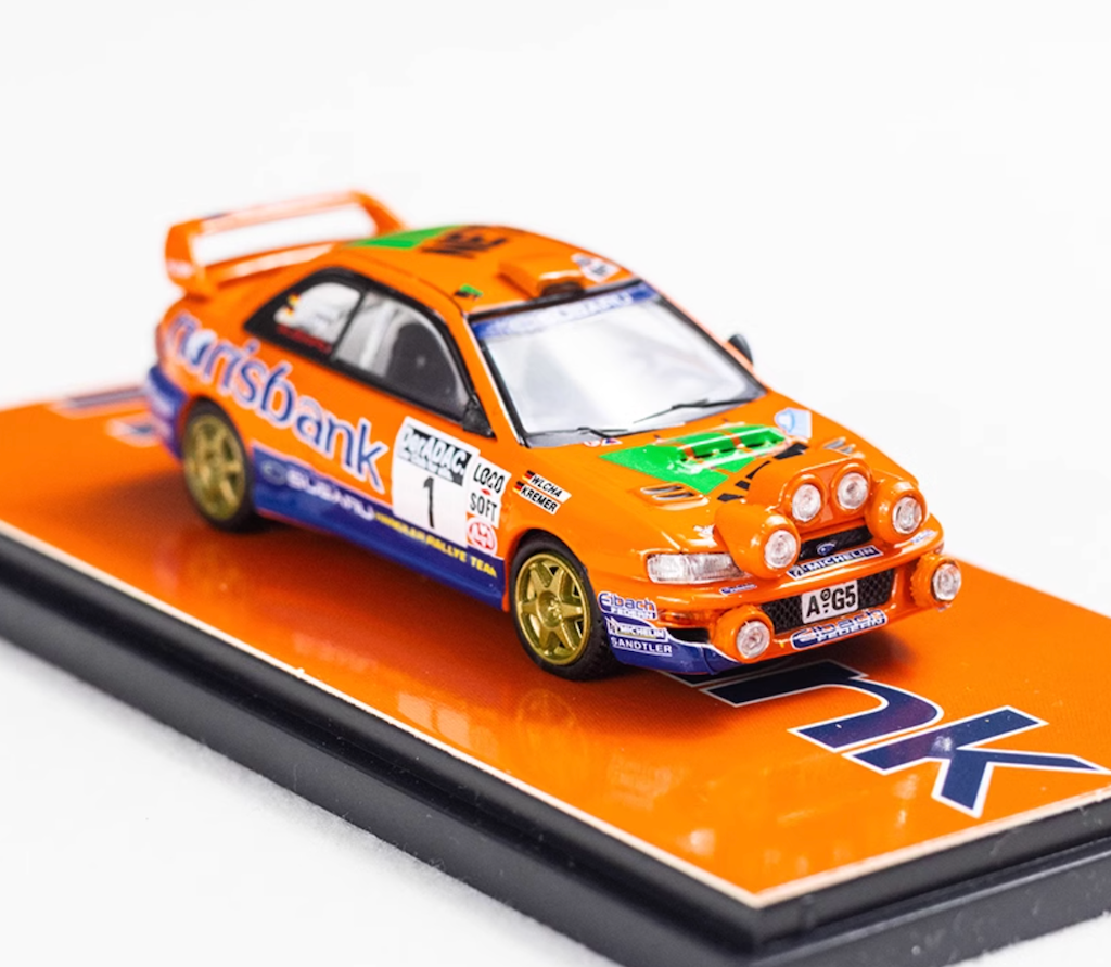 Fine 1:64 Orange #1 GC8 WRC Rally Sports Diecast Model Metal Car New Collection