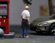 Load image into Gallery viewer, 1:64 Painted Figure Model Miniature Resin Diorama Toy Sand Standing Man Uncle
