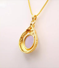 Load image into Gallery viewer, Nature Jade Water Drop Pendant Necklace Gift Jewelry charm Blessing Lucky New g
