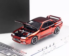Load image into Gallery viewer, Timetop 1:64 Red JDM Skyline GTR R32 Sports Model Diecast Metal Car New Collection
