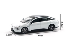 Load image into Gallery viewer, XCARTOYS 1:64 White Xpeng Mona M03 EV Sedan Sports Model Diecast Metal Car New Collection
