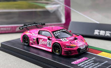 Load image into Gallery viewer, Tarmac 1:64 Pink R8 LMS GT3 EVO II #16 Sports Model Diecast Metal Car Box New Collection
