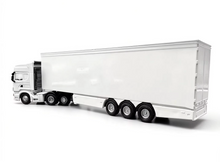 Load image into Gallery viewer, 1:76 White Scania R580 Refrigerated Container Truck Model Diecast Metal Car
