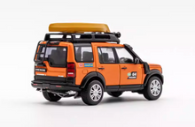 Load image into Gallery viewer, GCD 1:64 Orange Discovery 4 SUV Off Road Roof Rack Model Diecast Metal Car New
