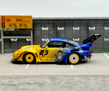 Load image into Gallery viewer, SW 1:64 Yellow Dragon Ball RWB 993 911 Racing Sports Model Diecast Metal Car
