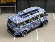 Load image into Gallery viewer, Liberty 1:64 Blue Sunflower VW T1 Kombi Van Camper Model Diecast Metal Car
