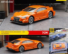 Load image into Gallery viewer, CCA 1:64 Orange RS5 Widebody Racing Sports Model Toy Diecast Metal Car BN
