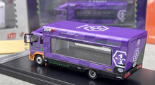 Load image into Gallery viewer, UM 1:64 Purple 500 HINO EVA Ranger Transporter Truck Model Diecast Metal Car
