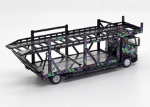 Load image into Gallery viewer, 1:64 UM HKS 500 HINO Ranger Double Transport Truck Model Diecast Metal Car New Collection
