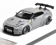 Load image into Gallery viewer, OT 1:64 JDM Gray GTR R35 LBWK Widebody Sports Model Diecast Metal Car New Collection
