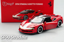 Load image into Gallery viewer, Bburago 1:64 Red Ferrari SF90 Stradale Fiorano Model Toy Diecast Metal Car New
