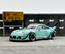 Load image into Gallery viewer, SW 1:64 Green RWB 993 Racing Sports Classic Model Diecast Metal Car New Collection

