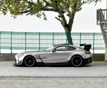 Load image into Gallery viewer, Tarmac 1:64 Silver Benz AMG GT Sports Model Diecast Metal Car New Collection
