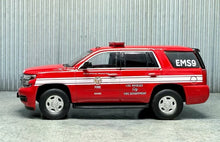 Load image into Gallery viewer, 1:64 596 Red Tahoe LAFD LA Fire SUV Police Sports Model Diecast Metal Car New Collection
