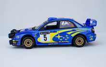 Load image into Gallery viewer, Otto 1:18 JDM Blue Impreza WRC STI Rally Sports Model Diecast Resin Car New
