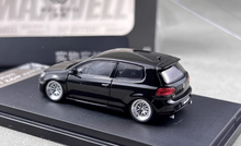 Load image into Gallery viewer, Maxwell 1:64 Black VW Golf GTI MK6 VIP BBS Sports Model Diecast Metal Car New Collection
