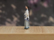Load image into Gallery viewer, 1:64 Painted Figure Model Miniature Resin Diorama Sand Girl Qipao Vtintage Lady
