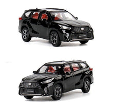 Load image into Gallery viewer, JKM 1:64 Black Highlander XSE City SUV Sports Model Metal Diecast Car New
