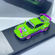 Load image into Gallery viewer, MC 1:64 Green RWB 964 Widebody Sports Model Diecast Metal Car New Collection
