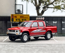 Load image into Gallery viewer, Masdi 1:64 Red 1994 Hilux LN107 Pickup Cab Truck Model Diecast Metal Car New Collection
