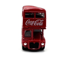 Load image into Gallery viewer, 1:76 London Double Decker Bus Santa Coke Christmas Model Diecast Metal Car New
