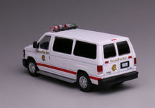 Load image into Gallery viewer, 1:64 596 Chicago Fire E350 Super Duty Wagon Van Model Diecast Metal Car New Collection
