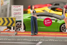 Load image into Gallery viewer, 1:64 Painted Figure Model Miniature Resin Diorama Toy Sand Drinking Girl Lady
