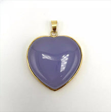Load image into Gallery viewer, Nature Jade Heart Love Pendant Necklace Gift Jewelry charm Blessing Jewelry c
