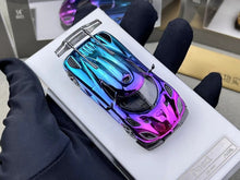Load image into Gallery viewer, HKM 1:64 Electroplated Blue One 1 Racing Sports Model Diecast Metal Car New Collection
