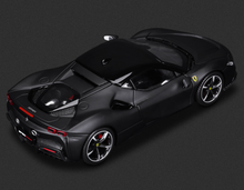 Load image into Gallery viewer, Bburago 1:24 Black SF90 Stradale Racing Sports Model Toy Diecast Metal Car BN
