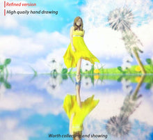 Load image into Gallery viewer, 1:64 Painted Figure Mini Model Miniature Resin Diorama Lady Flowing Long Skirt

