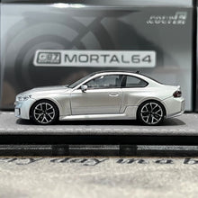 Load image into Gallery viewer, Mortal 1:64 Silver M2 G87 Coupe Sports Model Diecast Metal Car New Collection
