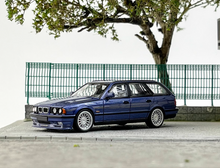 Load image into Gallery viewer, Mortal 1:64 HEC Blue E34 ALPINA B10 TOURING Sports Model Diecast Metal Car BN
