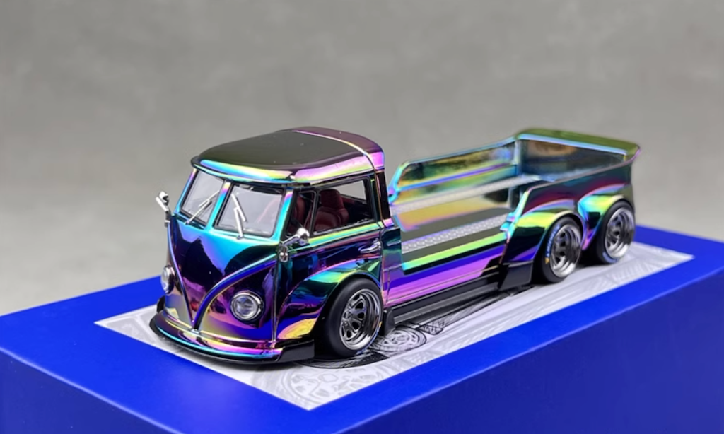 Liberty 1:64 VW T1 6x6 Flatbed Tow Truck Sports Model Diecast