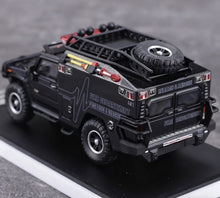 Load image into Gallery viewer, MK 1:64 HEC Black H2 Fire Dep. Rescue Vehicle ORV Model Diecast Metal Car New Collection
