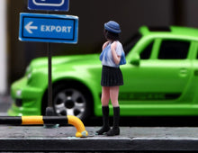 Load image into Gallery viewer, 1:64 Painted Figure Model Miniature Resin Diorama Toy Sand Uniform Pretty Girl
