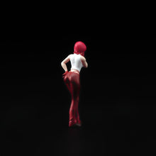 Load image into Gallery viewer, 1:24 Painted Figure Model Miniature Resin Diorama Sand Red Hair Beauty Lady
