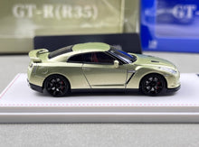Load image into Gallery viewer, FH 1:64 Green JDM Skyline GTR R35 Racing Sports Model Diecast Metal Car New Collection
