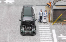 Load image into Gallery viewer, FH 1:64 Dark Green Stagea Wagon Skyline GTR R34 WC34 Model Diecast Metal Car
