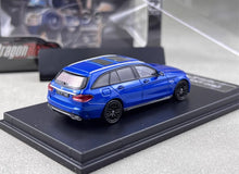 Load image into Gallery viewer, DCM 1:64 Blue C63S AMG S205 Wagon Touring Sports Model Diecast Metal Car New Collection

