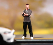 Load image into Gallery viewer, 1:64 Painted Figure Model Miniature Resin Diorama Sand Racer Standing Man Toy New Collection
