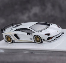 Load image into Gallery viewer, RW 1:64 HEC White Aventador S Racing Sports Model Diecast Metal Car New Collection
