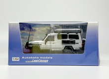 Load image into Gallery viewer, Autobots 1:64 White Land Cruiser J70 LC78 ORV SUV Model Diecast Metal Car New Collection
