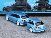 Load image into Gallery viewer, Mortal 1:64 HEC Blue Altezza Wagon Trailer Sport Model Diecast Metal Car New Collection
