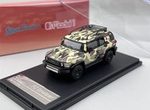Load image into Gallery viewer, SH 1:64 Camo FJ Cruiser Off Road SUV Sports Model Diecast Metal Car New Collection
