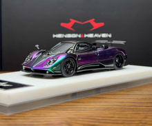 Load image into Gallery viewer, HH 1:64 Purple Zonda Tricolore Sports Model Diecast Metal Car New Collection
