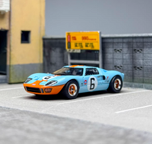 Load image into Gallery viewer, FY 1:64 Blue Gulf 1968 GT40 MK1 #6 Racing Sports Model Diecast Metal Car New Collection
