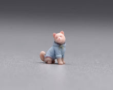 Load image into Gallery viewer, 1:64 Painted Figure Model Miniature Resin Sand Diorama Pretty Puppy Dog Pet Coat
