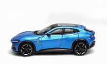 Load image into Gallery viewer, Bburago 1:64 Blue FUV Purosangue Sports Model Diecast Metal Car New Collection
